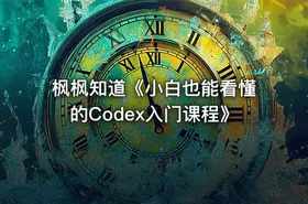 枫枫知道《小白也能看懂的Codex入门课程》