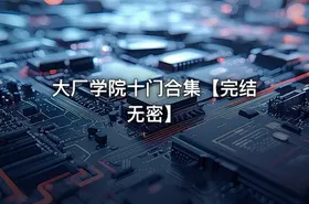大厂学院十门合集【完结无密】