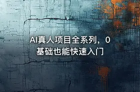 AI真人项目全系列，0基础也能快速入门