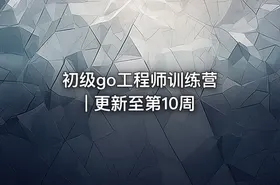 初级go工程师训练营 | 更新至第10周 - getfromcode