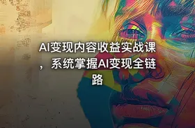 AI变现内容收益实战课，系统掌握AI变现全链路 - getfromcode