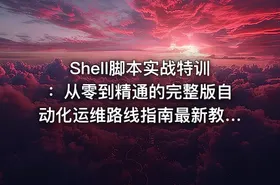 Shell脚本实战特训：从零到精通的完整版自动化运维路线指南最新教程