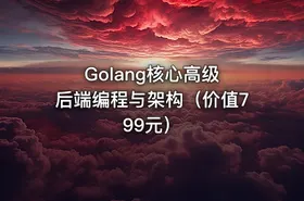Golang核心高级 后端编程与架构（价值799元） - getfromcode
