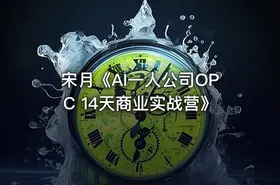 宋月《AI一人公司OPC 14天商业实战营》