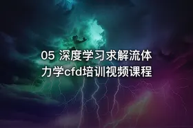 05 深度学习求解流体力学cfd培训视频课程 - getfromcode