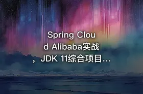 Spring Cloud Alibaba实战，JDK 11综合项目实战
