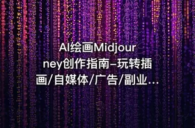 AI绘画Midjourney创作指南-玩转插画/自媒体/广告/副业|已完结